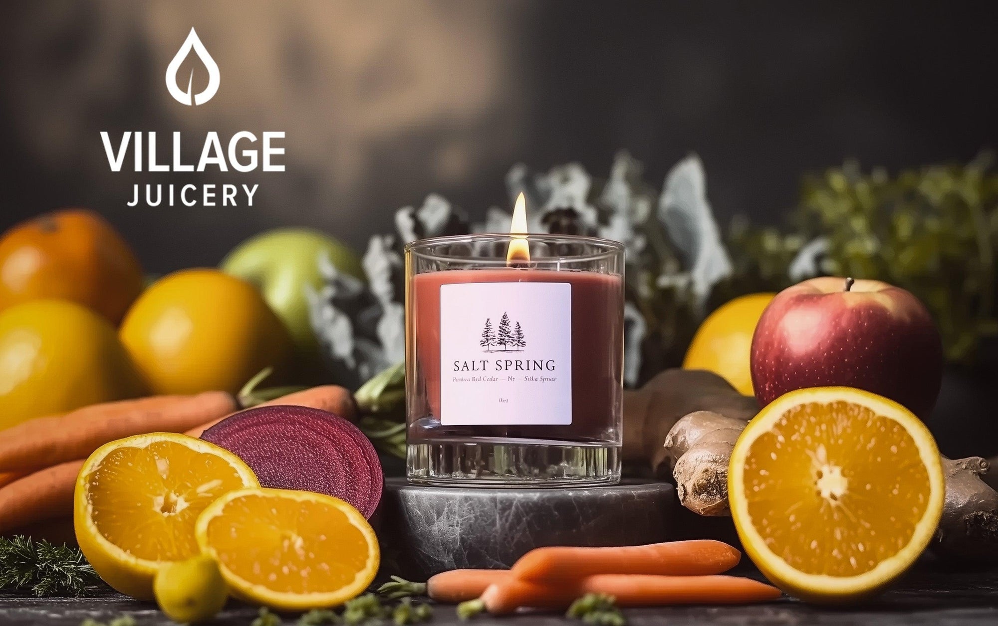 Salt Spring Candles are Now Available at Village Juicery Locations in the GTA