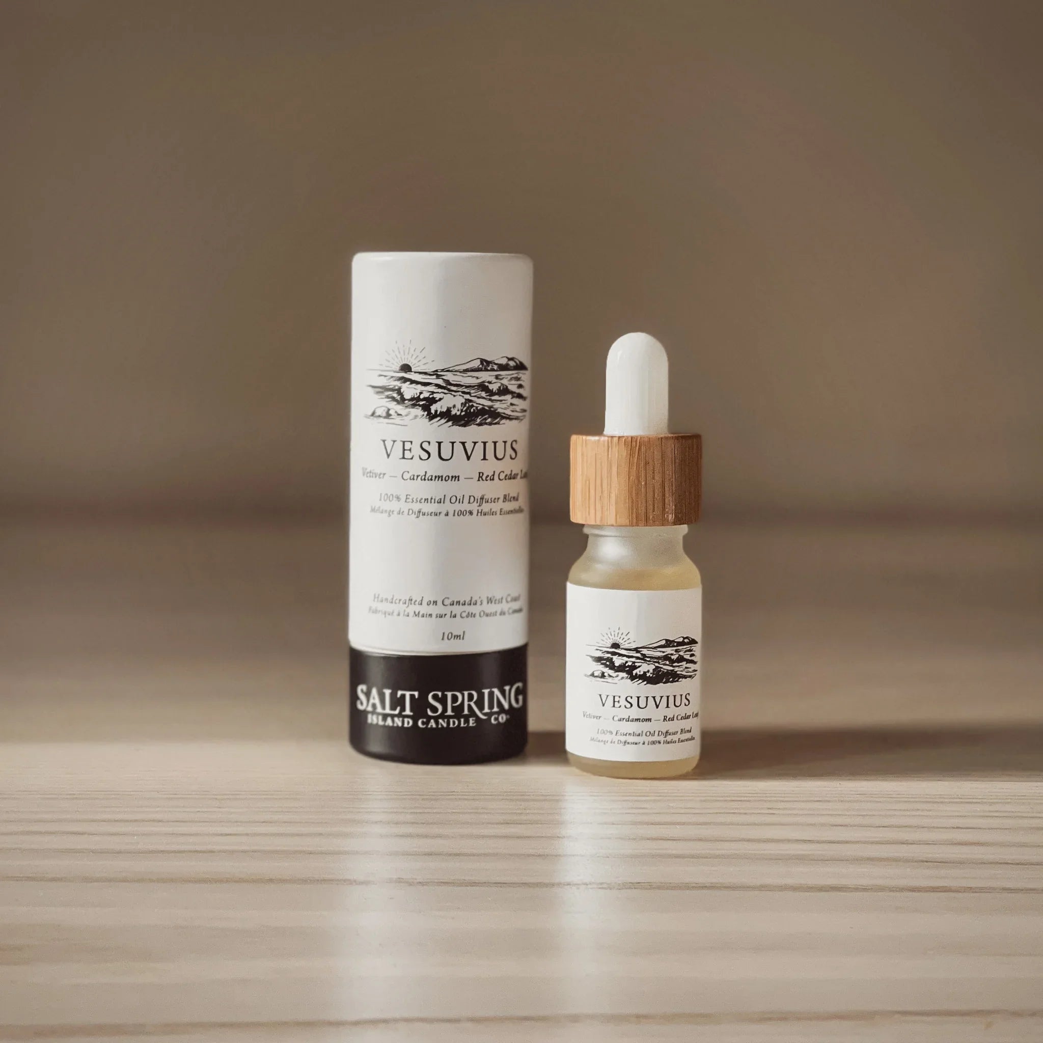 Vesuvius Diffuser Oil | Vetiver - Cardamom - Red Cedar Leaf – Salt