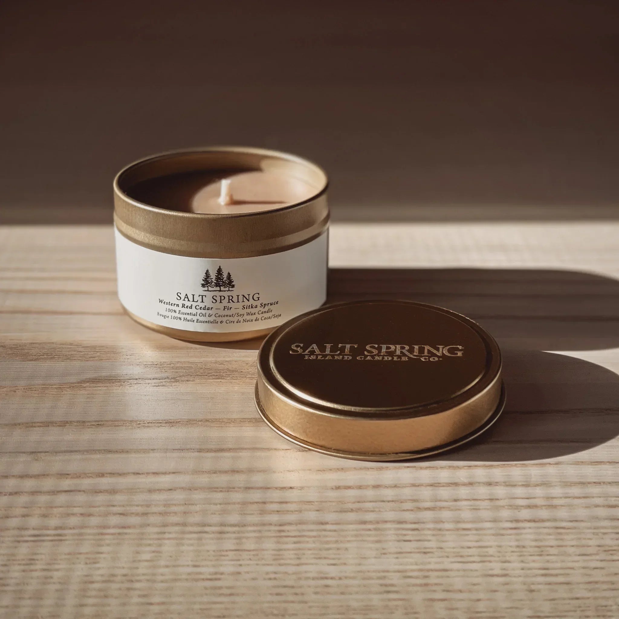 6oz Salt Spring Candle | Western Red Cedar - Fir - Sitka Spruce