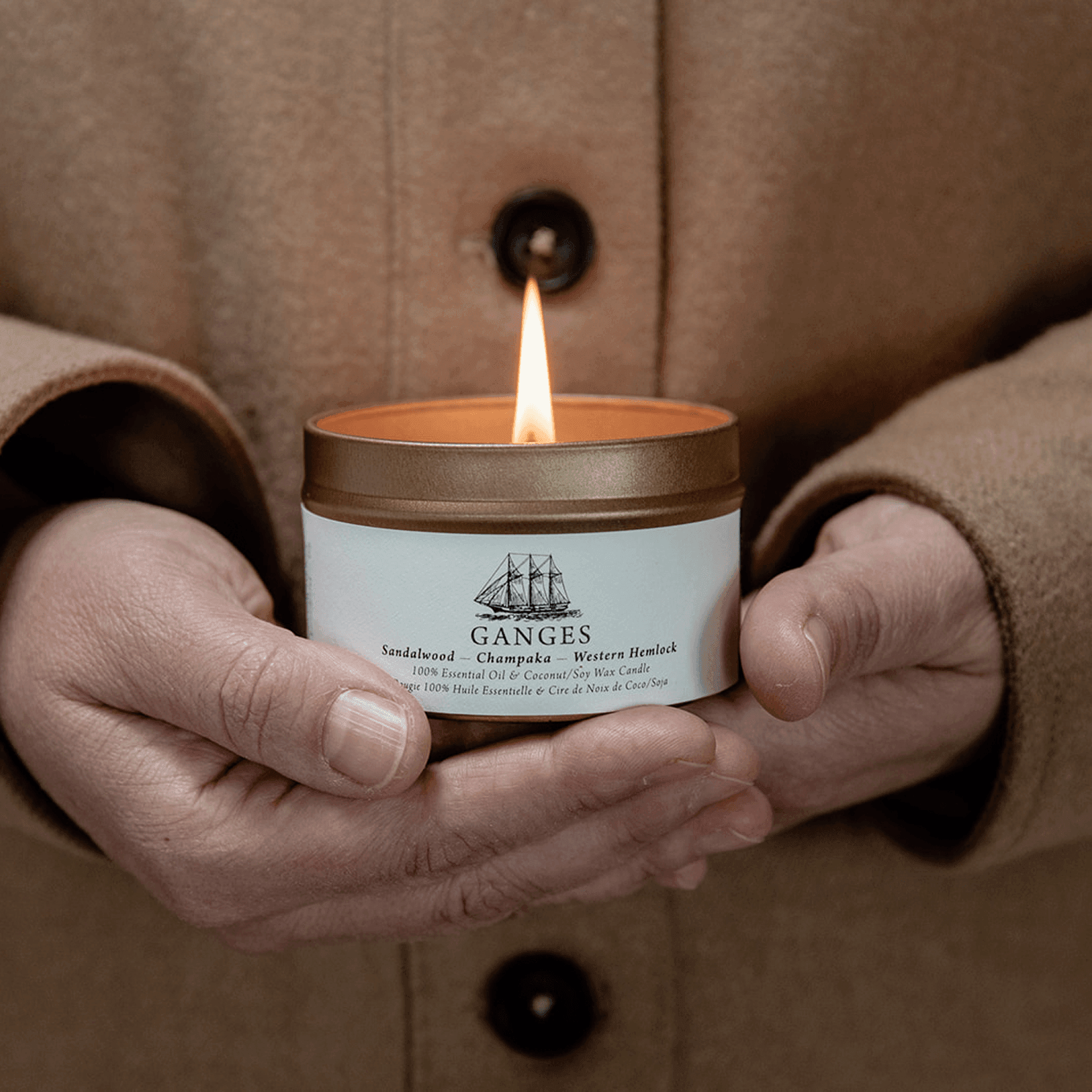 Ganges | Sandalwood - Champaka - Western Hemlock - Salt Spring Candle Co.
