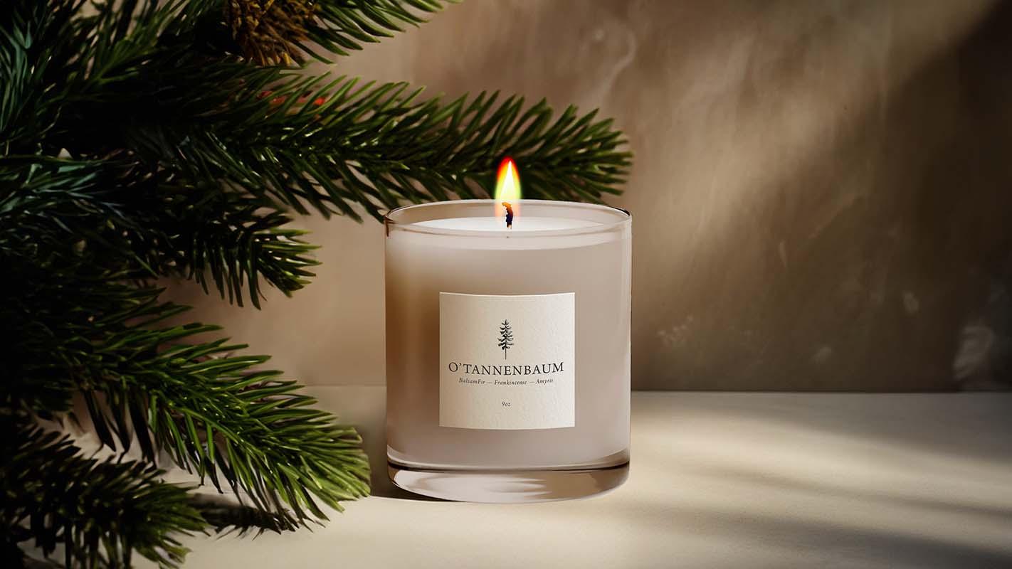 Experience Winter's Warmth with the New O'Tannenbaum Candle - Salt Spring Candle Co.