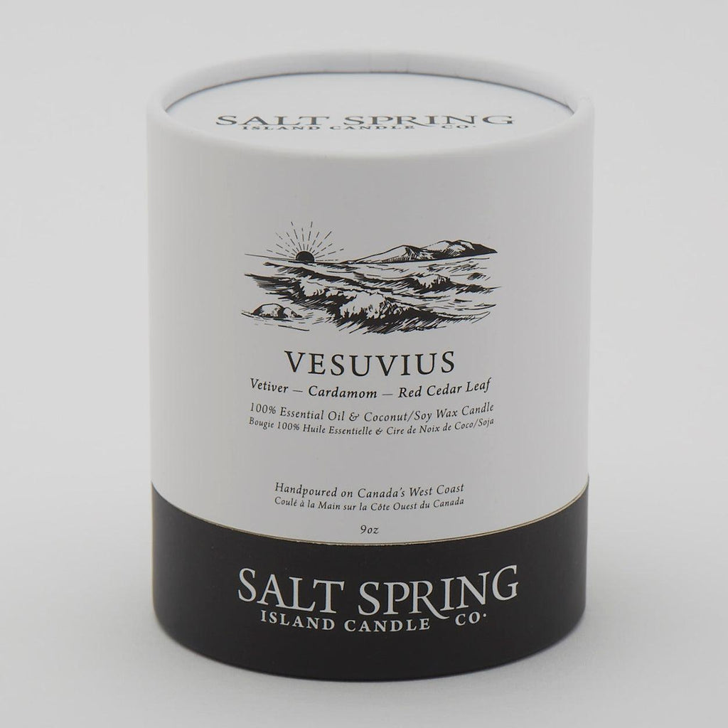 Vesuvius | Vetiver - Cardamom - Red Cedar Leaf - Salt Spring Candle Co.